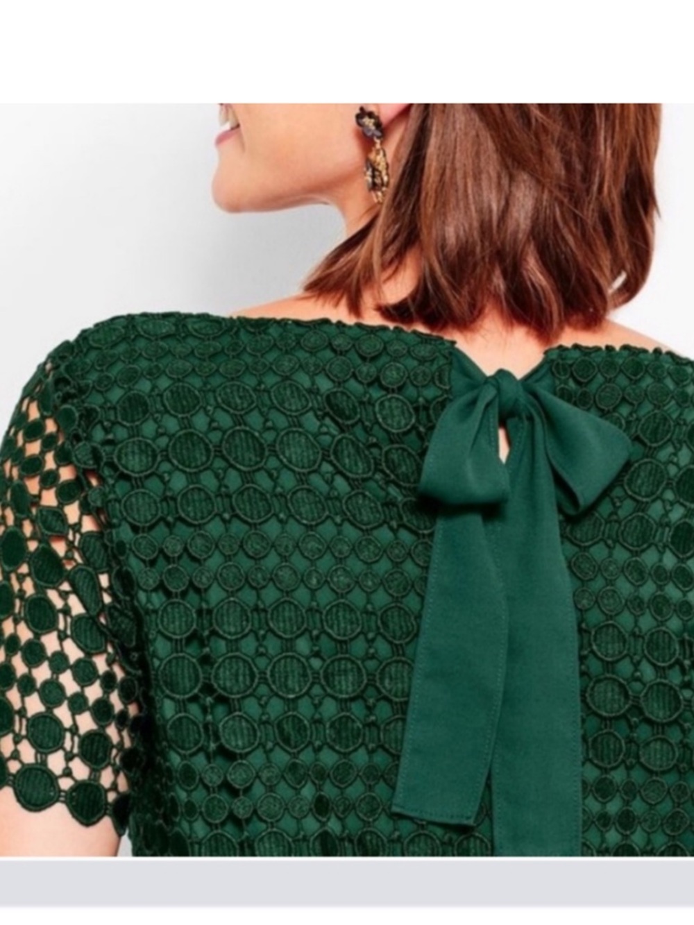 Talbots RSVP  Circle Lace Top